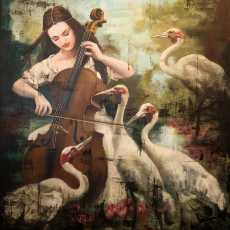 Sandhill Swamp Song (print) by Jill McVarish
