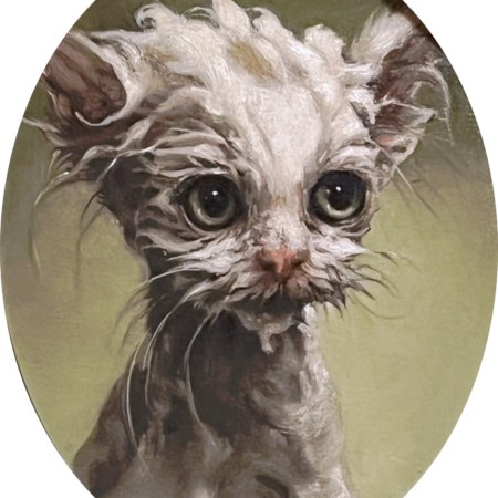 Mr. Snuggles (print) by Jill McVarish