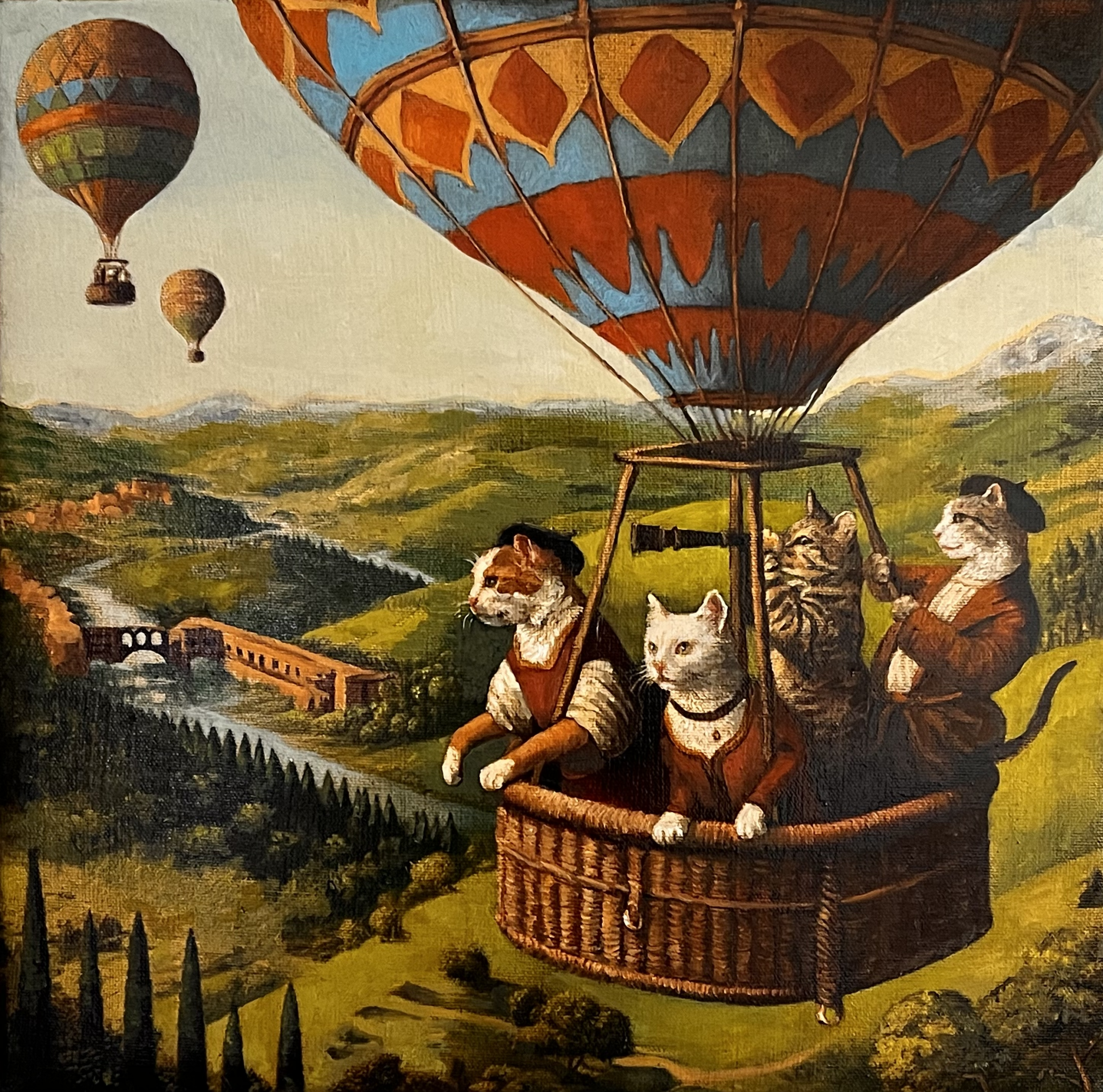 Meowtanous Heights (print) by Jill McVarish